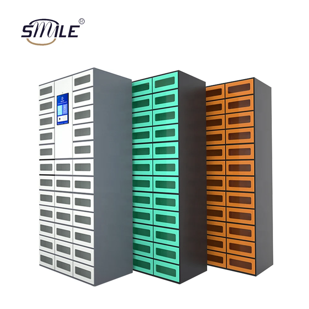Стальной электронный смарт-замок SMILE на заказ зарядная станция для мобильного телефона шкафы