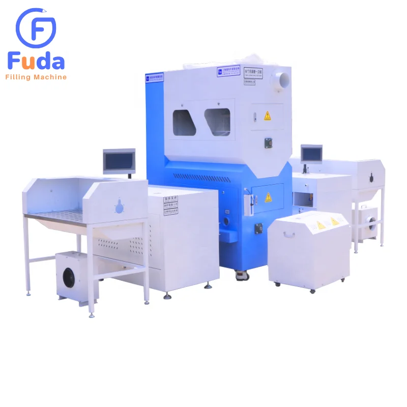 Hot Pick Fuda 412D-t Single-Phase Electric Drive Siemens PLC Control System Winter Overcoat Duck Down Filling Machine