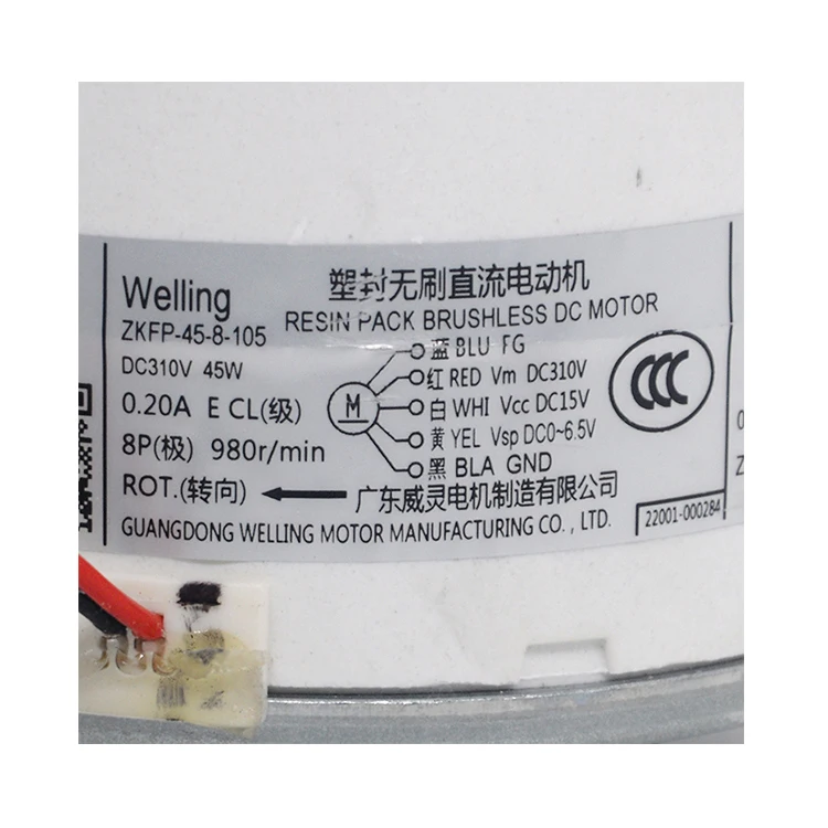 Веллинг ZKFP-45-8-105 преобразования частоты кондиционер цилиндрическая машина dc вентилятор двигателя постоянного тока мотор для Xiaomi G E L