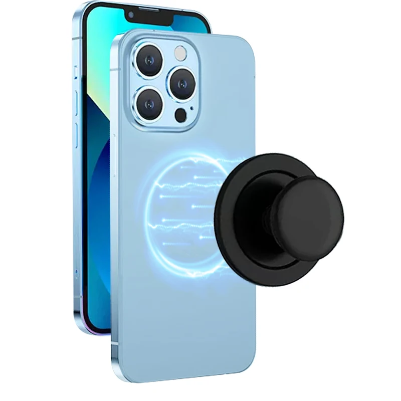 Factory Free Sample Magnetic Phone Sockets Stand N52 Strong Magnet Phone Holder Phone Grip  for iPhone 14 13 Series