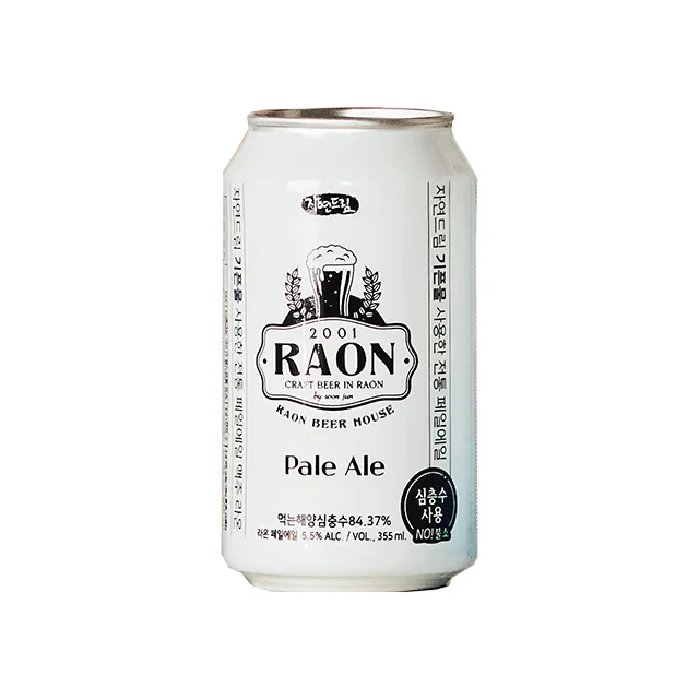 [KOREAFOODTOUR F&T CORP] ------ KOTRA RAON PALE ALE can 500ml beer edible deep sea water malt wheat yeast carbon dioxide