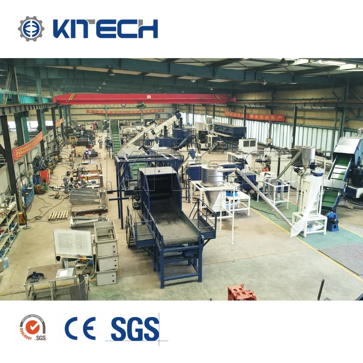 High Quality Rigid Flakes HDPE PP PE Milk Bottles Washing Crushing Line Plastic Washing Recycling Machine