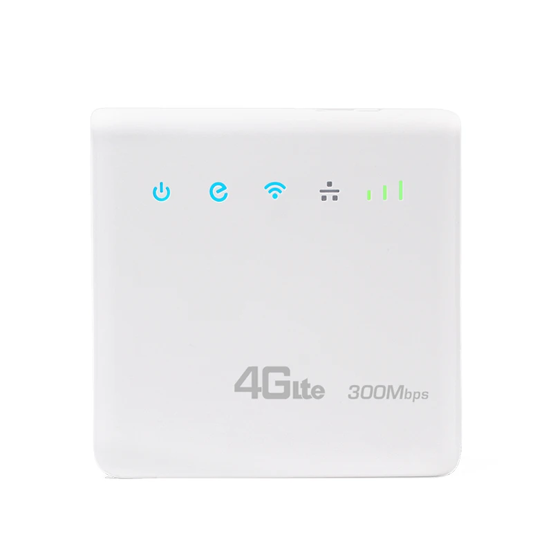 4G LTE CPE Wifi Router Unlock Mobile Hotspot Wireless Dongle Gateway with Cat4 300Mbps LAN Port FDD TDD Broadband