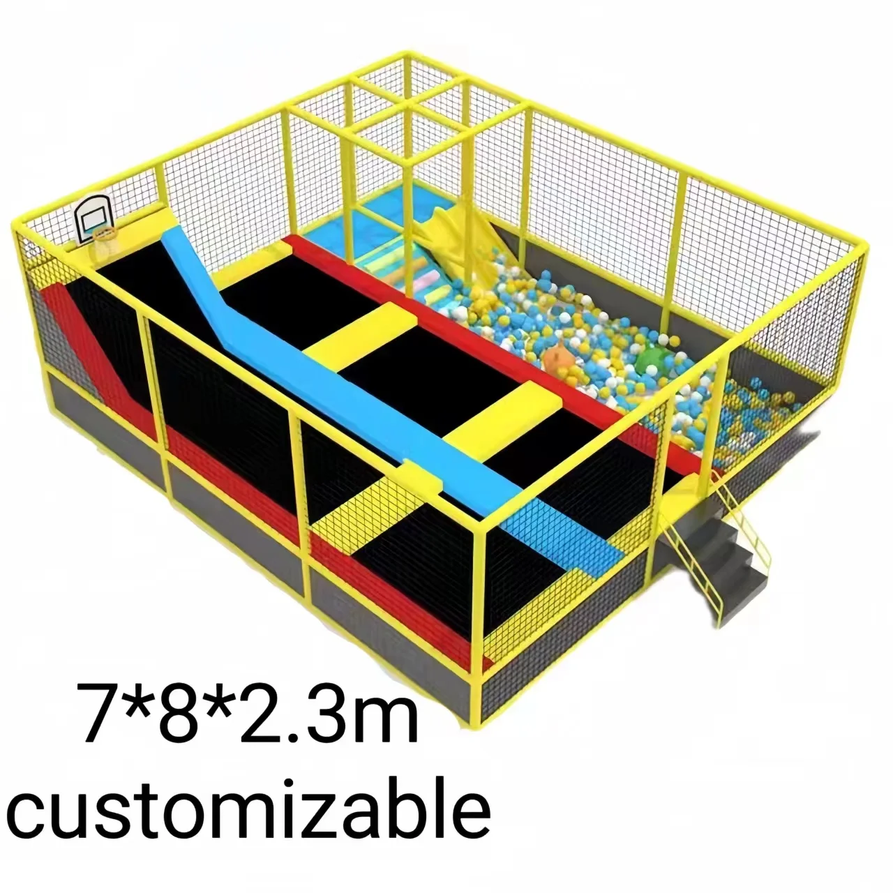 Factory price commercial high quality trampoline park soft indoor playground equipment for kids&adults play by factory sale