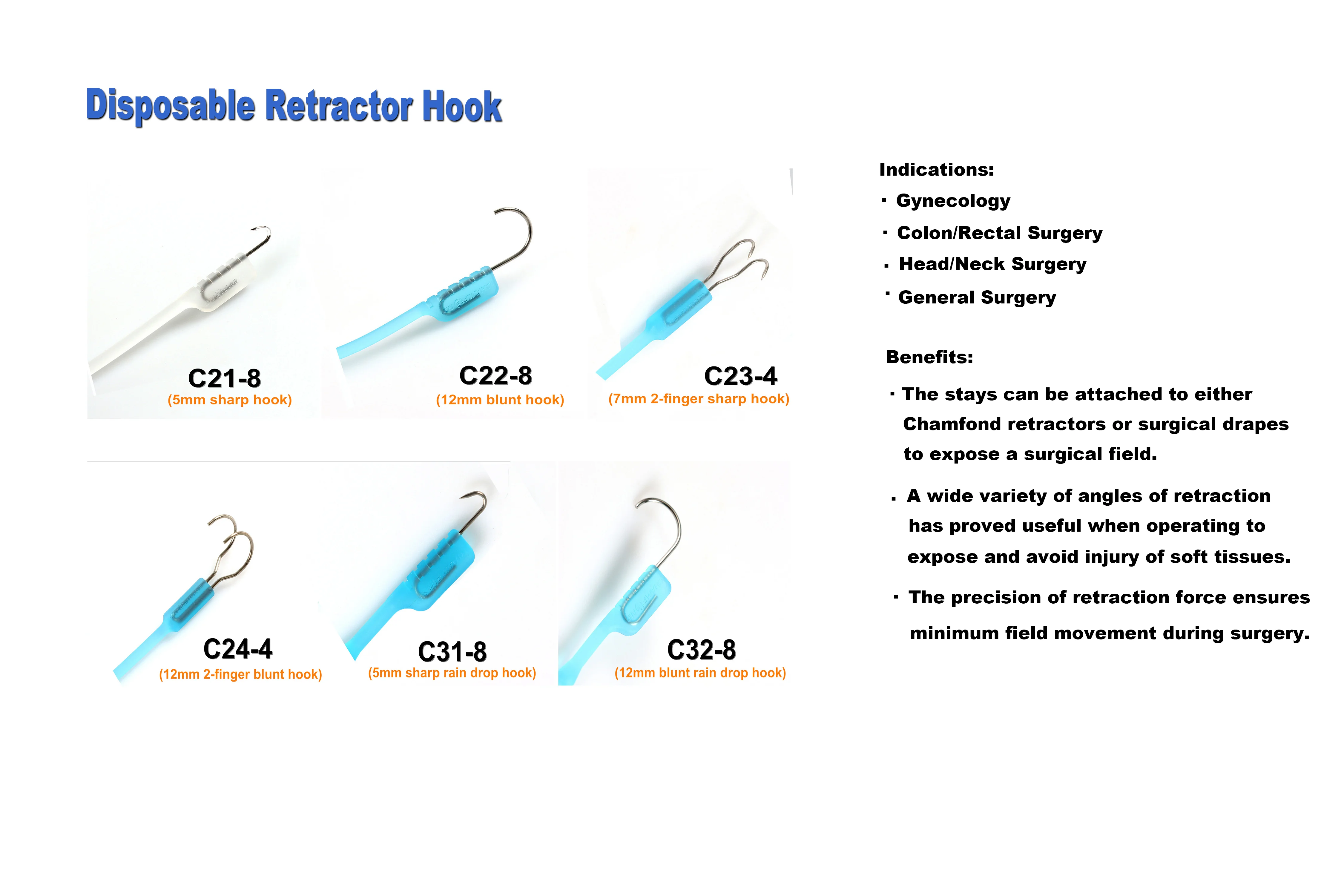 Anorectal Gynecology equipment disposable surgical retractor system retractor ring with 4pcs/8pcs hooks