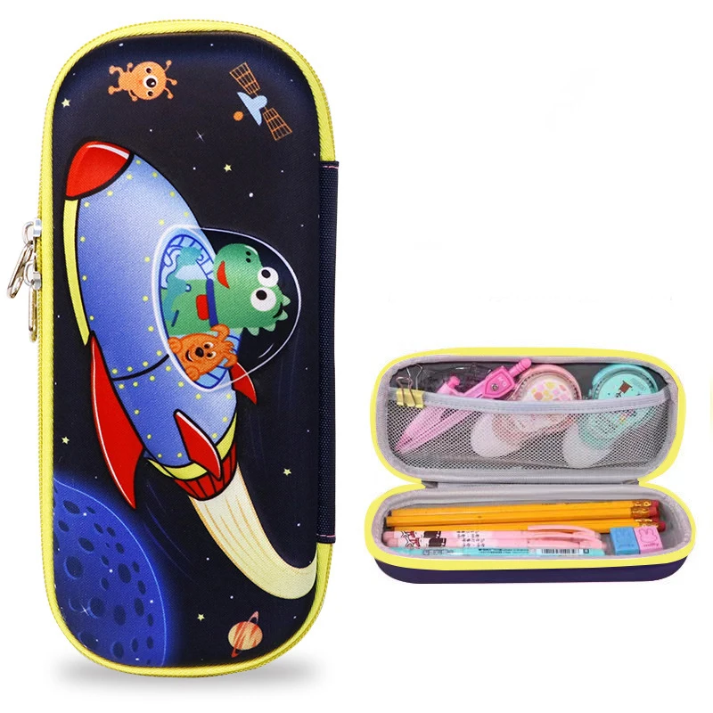 3D Space Pen Case Kawaii Stationery Dinosaur Pencil Case EVA Stationery Box School Pencil Cases Pencil Box