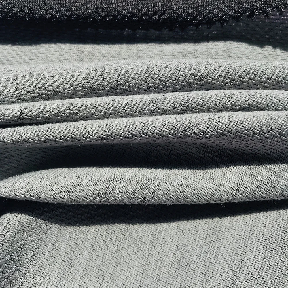 Merino wool suppliers bird eye fabric gray merino wool jersey fabric