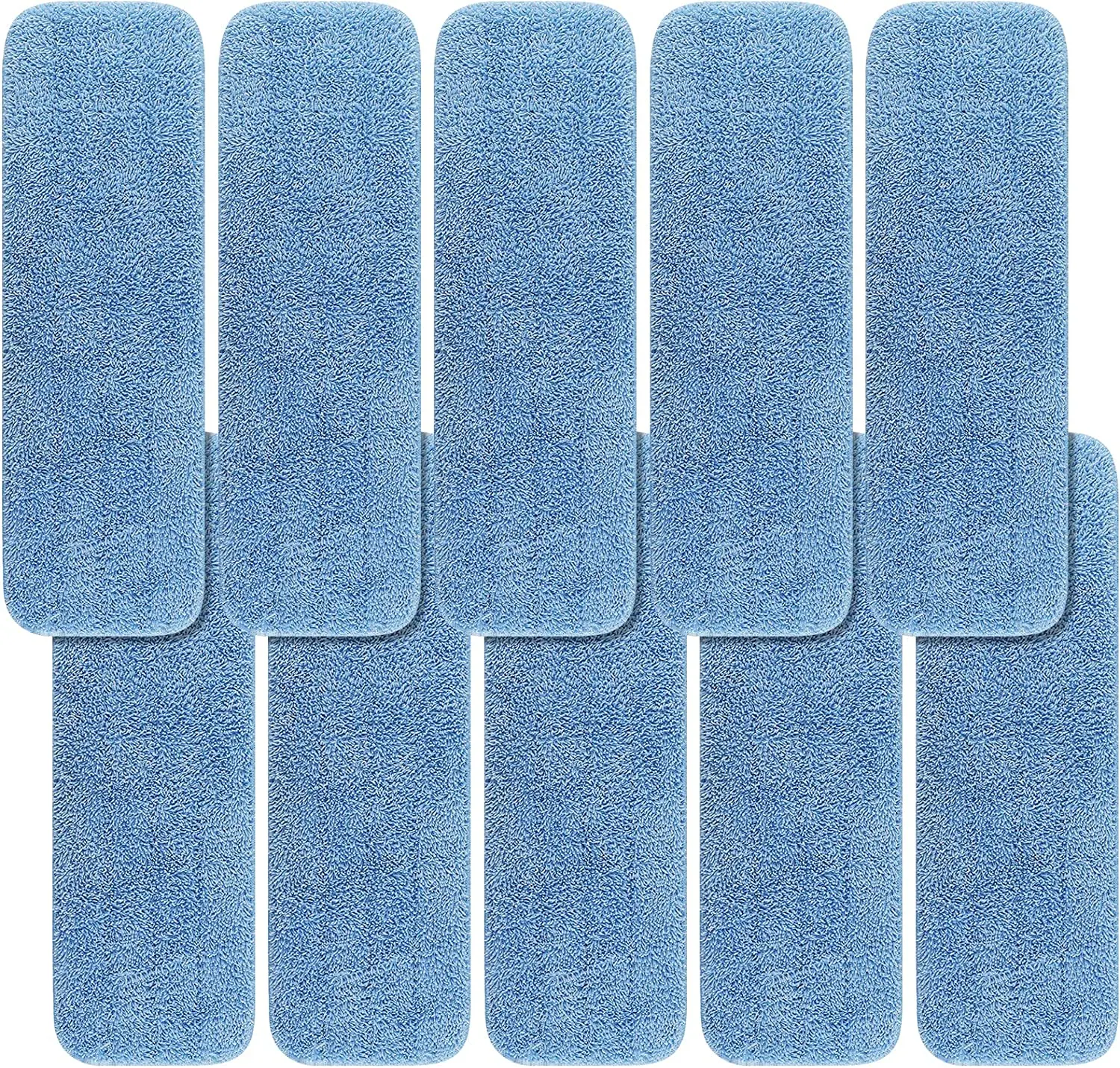 Microfiber Cleaning Pads Compatible with Bona Mop Reusable 18 Inch Mop Replacement Pads Washable Microfiber Mop Pads Refills Rep