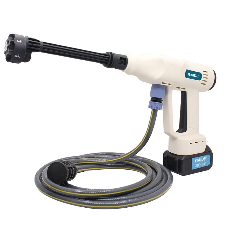 GAIDE Customized Brushless 21v Battery Power rechargeable car washer