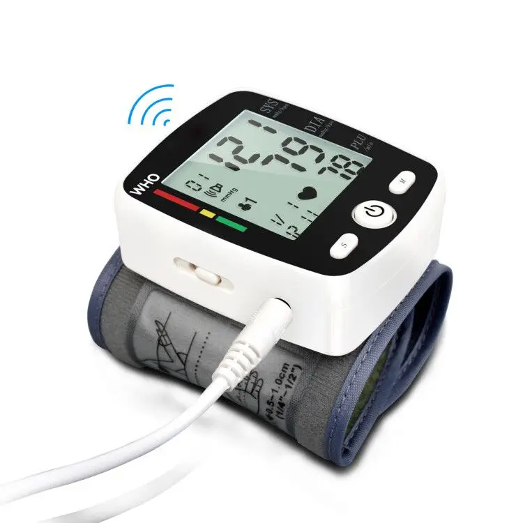 High-Quanlity Wrist BP Monitor Sphygmomanometer Electronic Wrist Blood Pressure Monitor Wrist Tensiometer Rechargeable