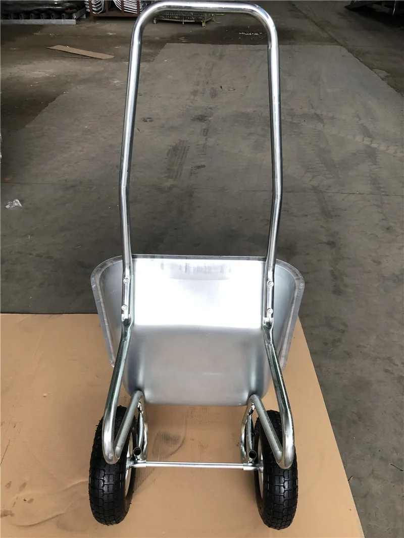 Galvanized two wheel wheelbarrow WB6211