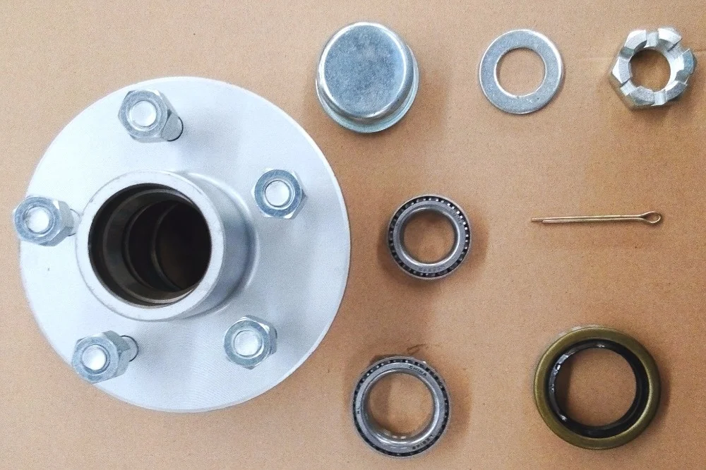 Customize Multiple Sizes hubDacromet Boat Trailer Unbraked Hub axle part L68149 LM12749 Bearing