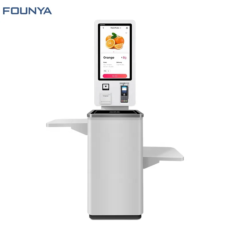 Unmanned Grocery Store Smart Convenient Shop Self Checkout Service Equipment Unattended Payment Terminal