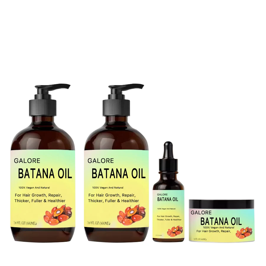 Натуральное масло батана органическое для восстановления роста волос