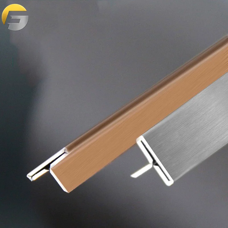 V3065 304 Grade Brushed CP V Grooved Stainless Steel T Patti