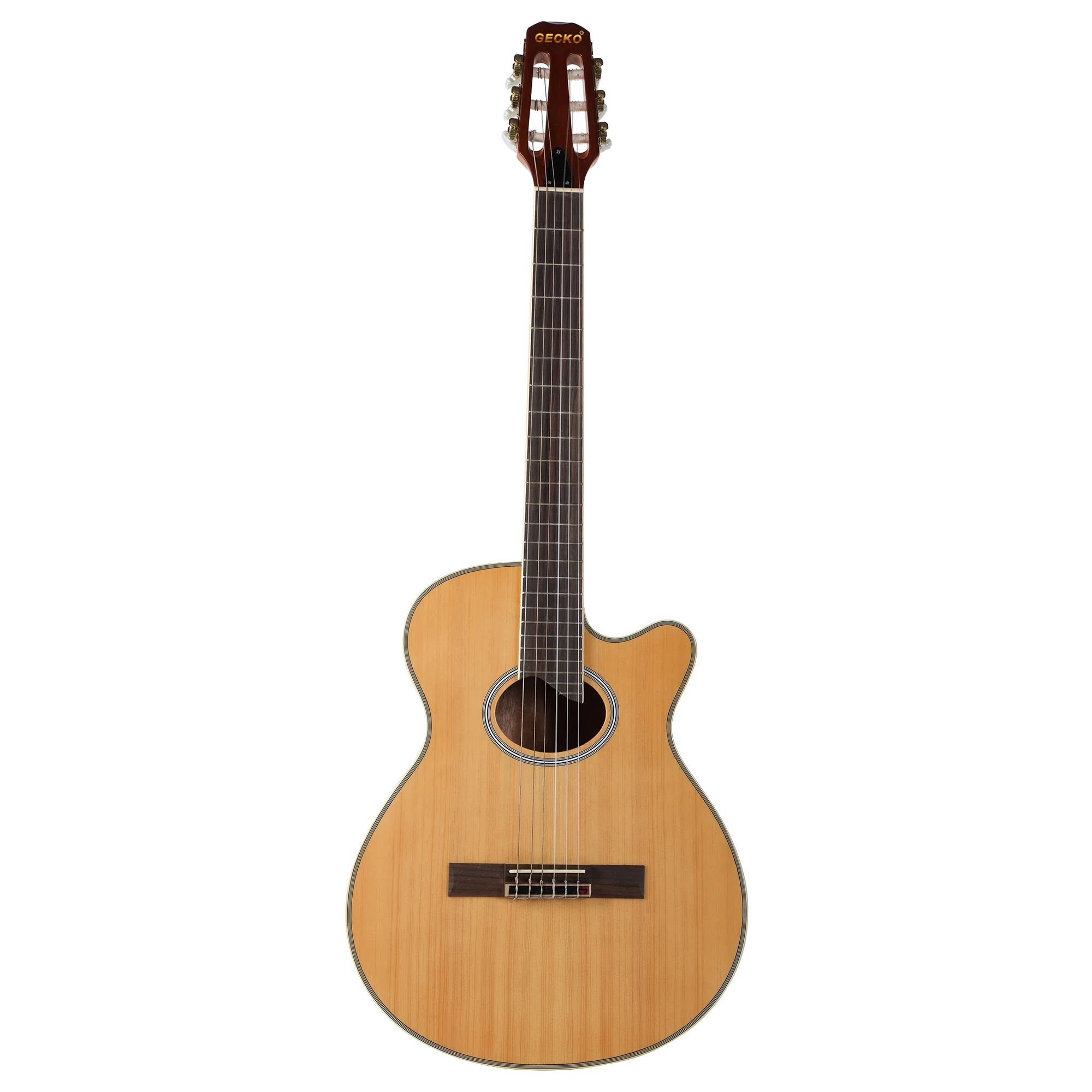 Master-level handmade full single veneer electric box 39 inch classical guitar