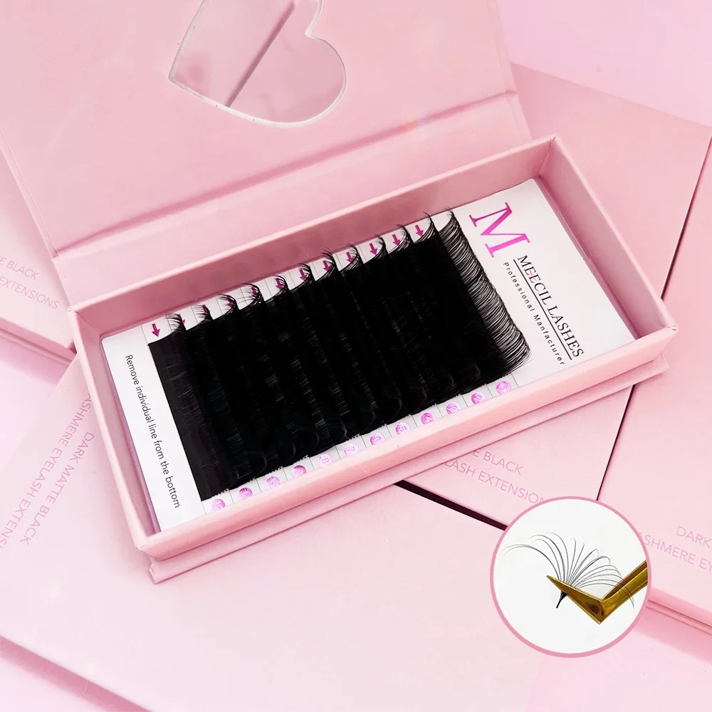 Individual Faux Mink Eyelash Extension Professional Classic Lash Tray volume Lash Extensions