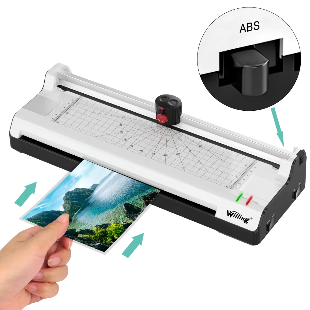 Factory Wholesale Office Electric Laminator A3 A4 A5 330 mm Size Film Machine Hot Pouch Automatic Mini Desktop Laminator Machine