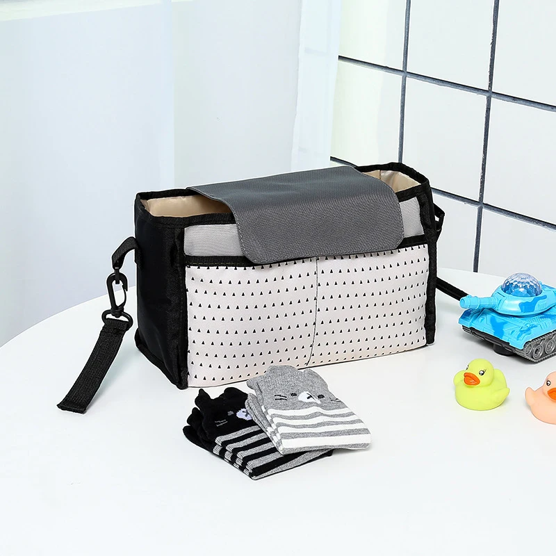 Baby Diaper Bag for Stroller Bags Organizer Large Capacity Travel Mommy Maternity Nursing Changing Hanging Nappy Storage Bag