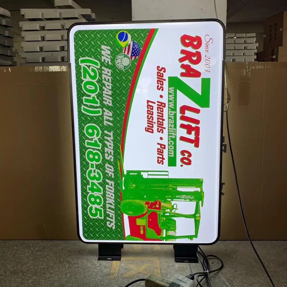 Wholesale acrylic light box for advertising acrylic light box with aluminum frame