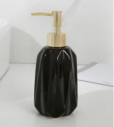 300ml ceramic manual squeeze soap dispenser bathroom shampoo lotion bottled soap dispenser
