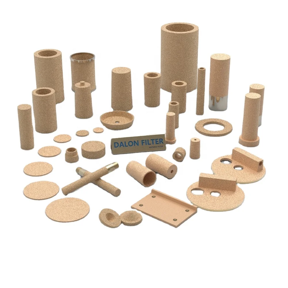 DALON sintered porous powder metal bronze brass mesh disc filter