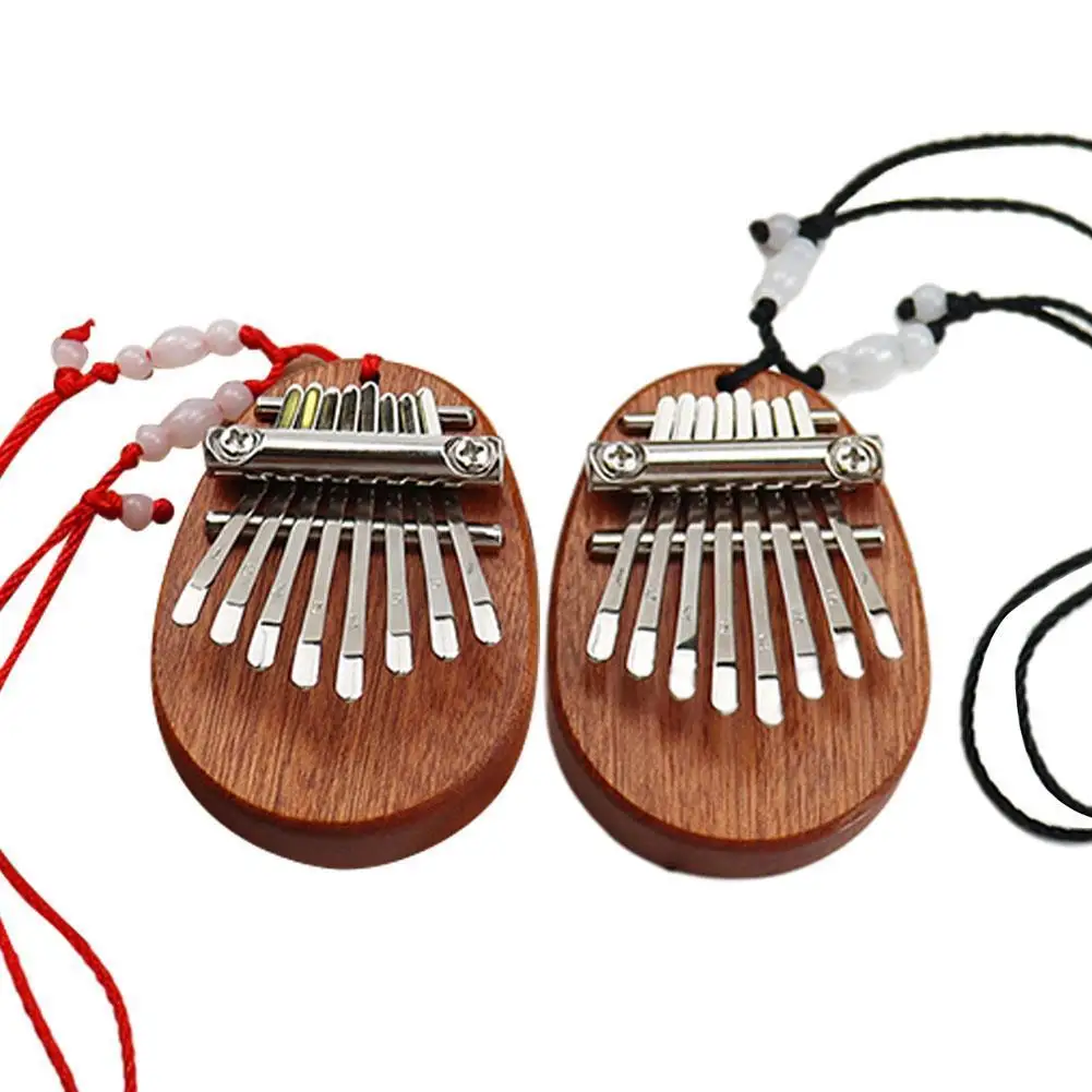 8-тон Kalimba игрушечное пианино мини восьми-тон калимба восьми-тон палец фортепиано палец клавиатура деревянный музыкальный инструмент