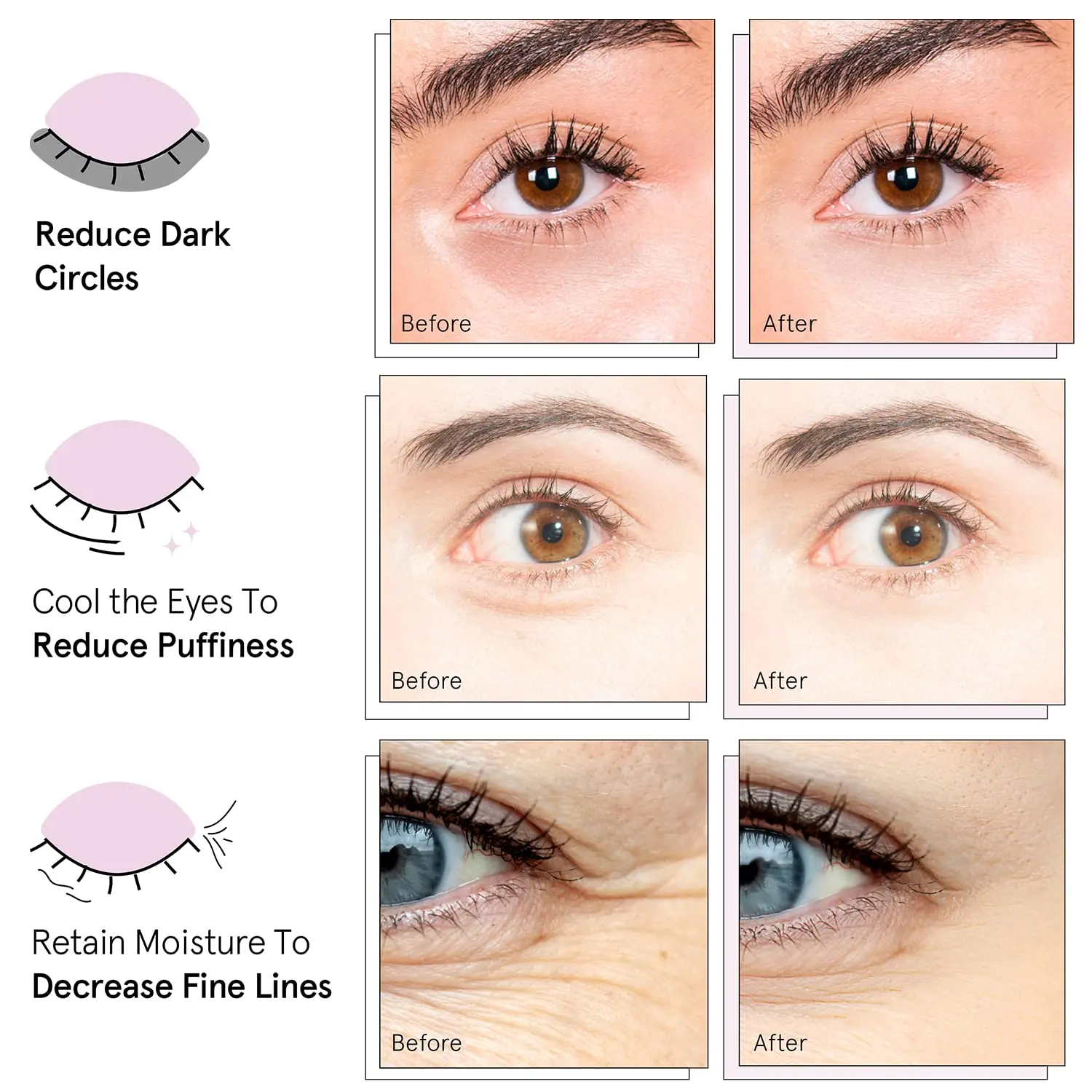 Private Label Anti Wrinkle Custom Logo hydrating Hydrogel Sheet Collagen Bags Pads Gel Mask Under Eye Patches For Eyes With Logo