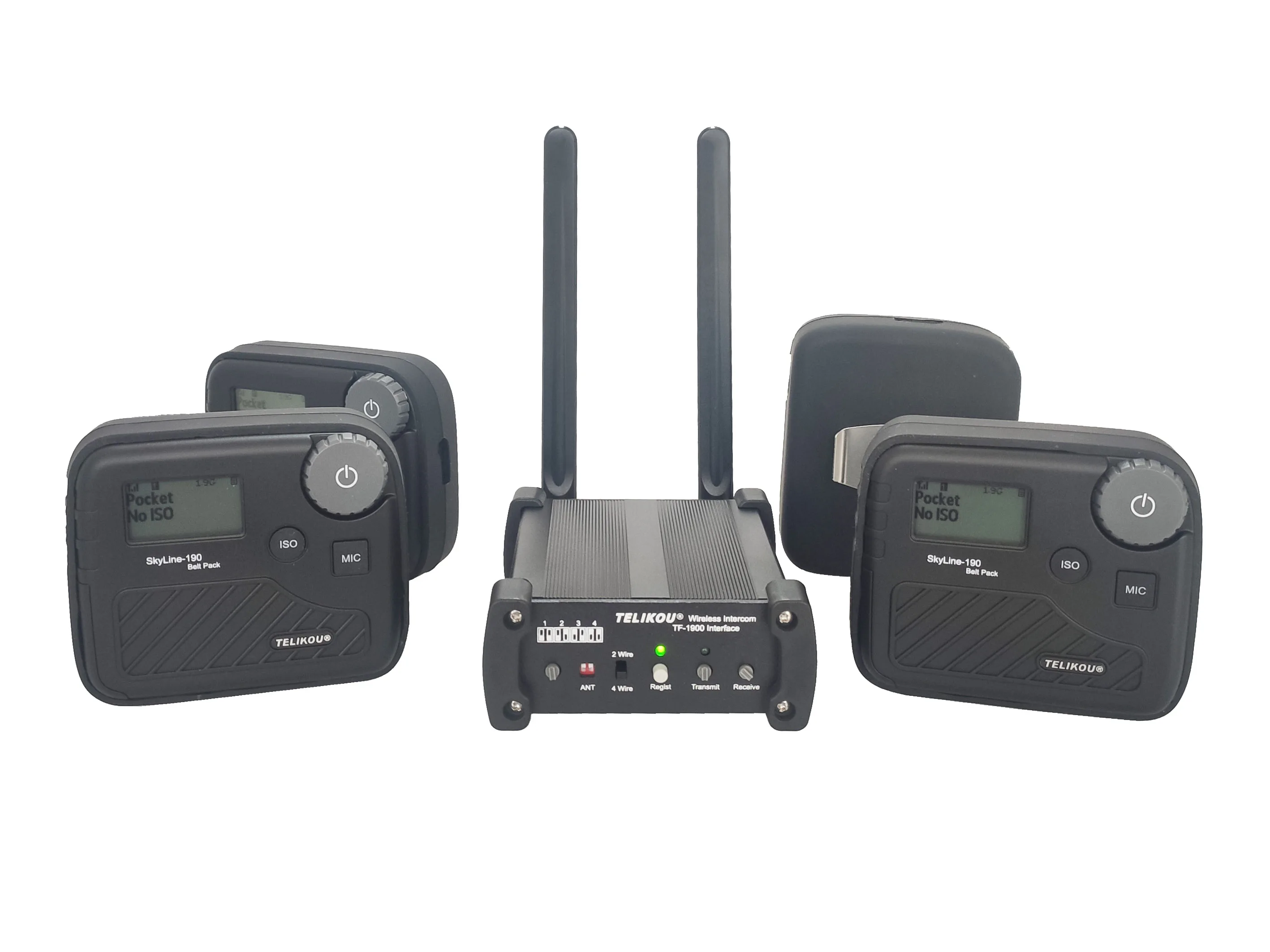 TELIKOU 2022 new wireless intercom system SKYLINE 100 Package for 12 users full duplex for live event stream
