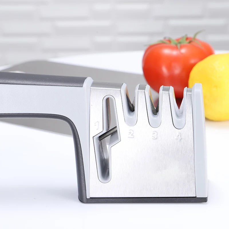
Wholesale Profession Custom 3 Stages Kitchen Blade Knife Sharpener 