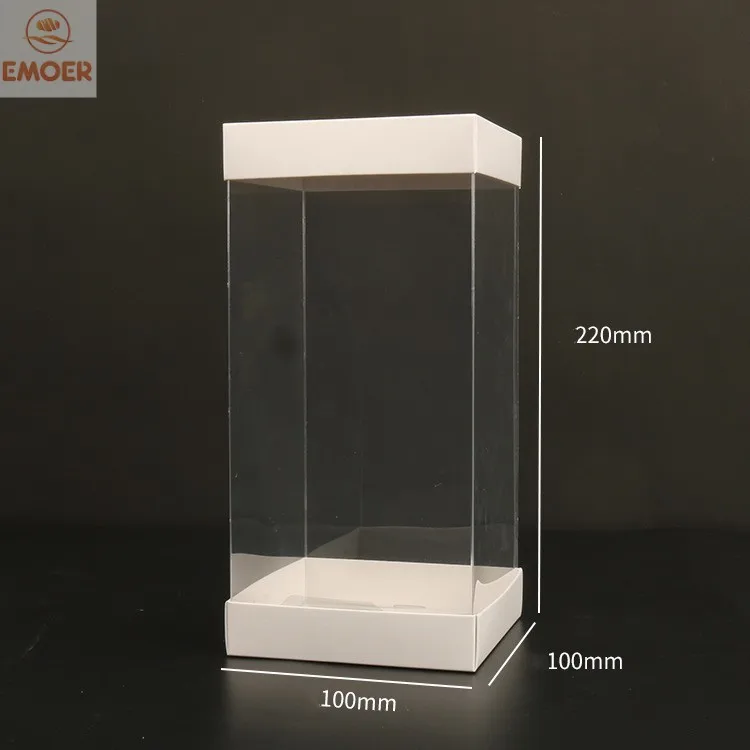 Подарочная коробка из ацетата Cuboid прозрачная упаковка для игрушек домашних животных ПВХ пластиковые коробки