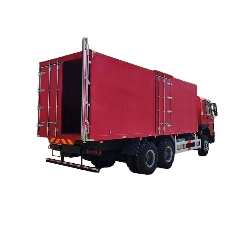 Sinotruk Howo 400 л.с. 6*4 32 фута автомобильный бокс 10-колесный тяжелый грузовой автомобиль для транспортировки