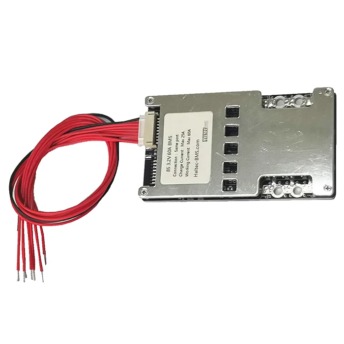 Chengdu Heltec BMS 8S 60A pplicable to common customized high power lithium batteries  40A 50A Sane port protection board