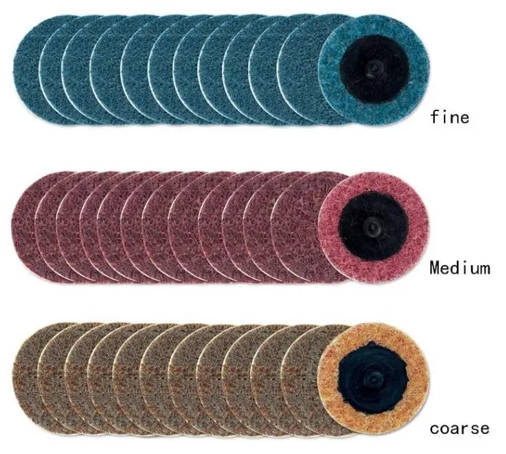 Быстросменный диск, нейлоновый шлифовальный диск, рулон, блокировка, абразивные диски