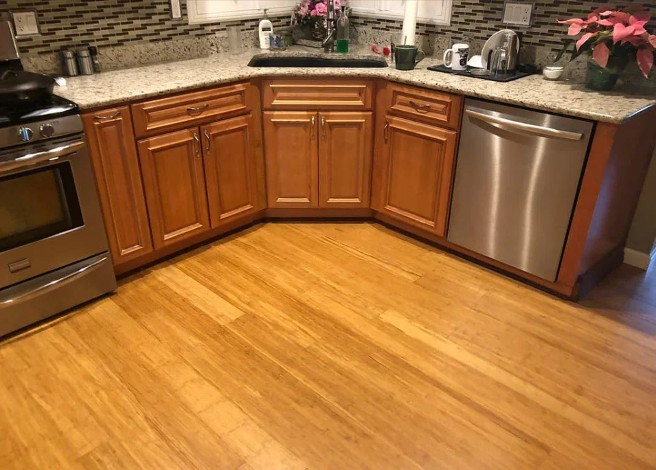 Good Prices High Quality Carbonized Strand Woven Bamboo Flooring Waterproof Modern Design for Indoor Use Sample Order Welcome