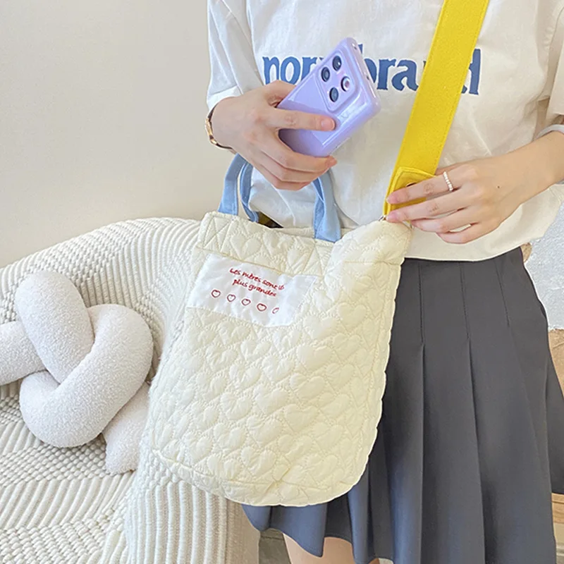 OEM/ODM Lightweight Puffer Bag Women Quilted Winter Puffer Crossbody Bag Puffer Quilted Shoulder Bag