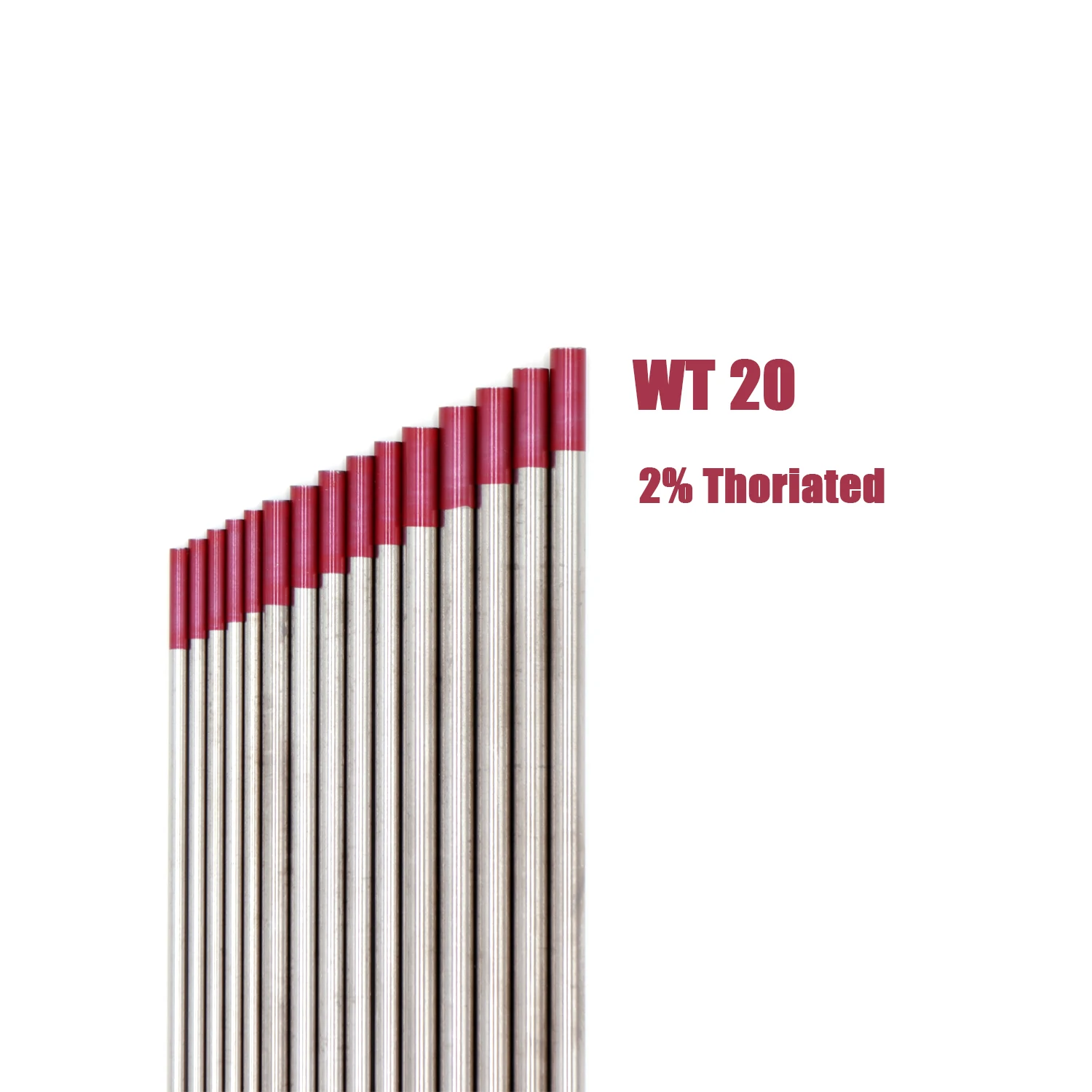 JINSLU WT20 Tungsten Electrode Professional Tig Rod 1.6 2.0 2.4 3.2mm High-Performance Ideal Choice for Precision Welding