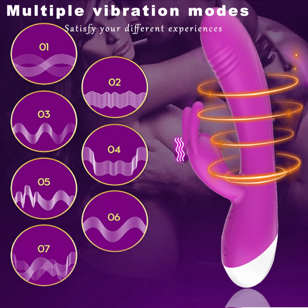 2 Colors 8 Speed Vagina Dildo Massager G Spot Vibrator Adult Sex Toys For Women Vagina Vibrator