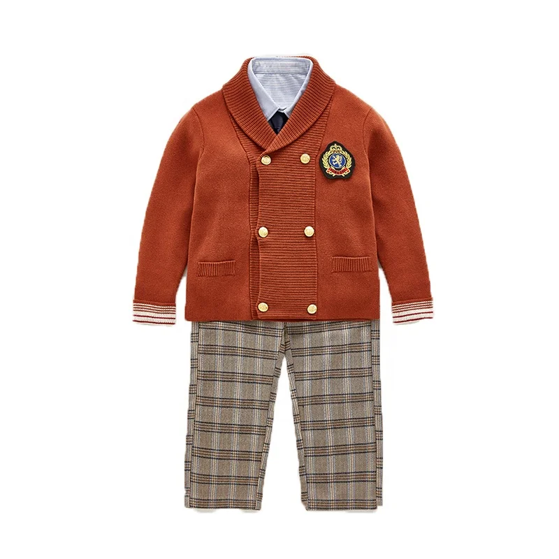 1set accept autumn winter sweater+skirts/pants european style boys and girls high students college school uniform Design