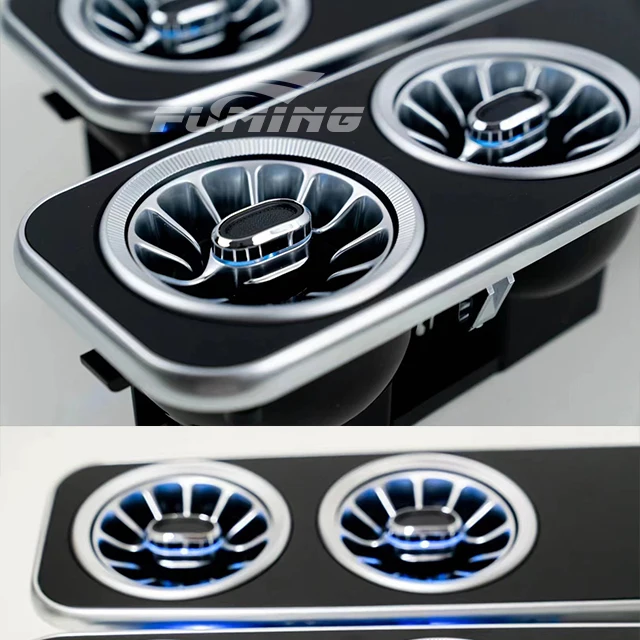 Mercedes-Benz Vito V-Class (V250 V220 V260) Carbon Decorative Air Outlet Atmosphere Light Turbine Flower Design Style Car Parts