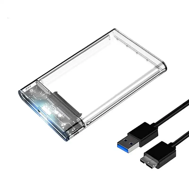Корпус для внешнего жесткого диска 2 5 SATA USB 3 0 адаптер SSD жесткий диск HDD Box Дело HD внешний
