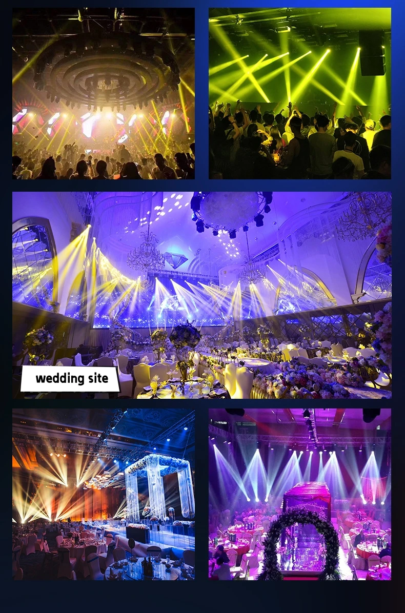 2023 hot selling private model light beam 230w colorful spotlights for concert DJ Event Wedding
