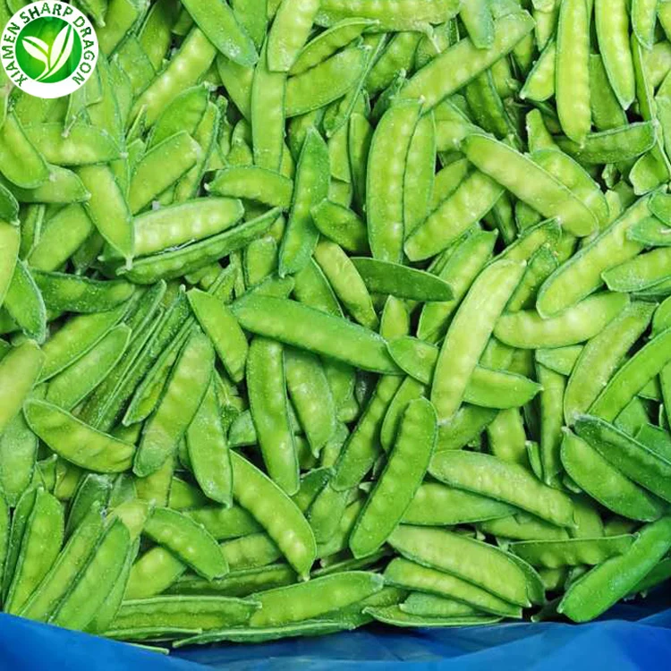 Wholesale green vegetables frozen snow peas iqf peapod