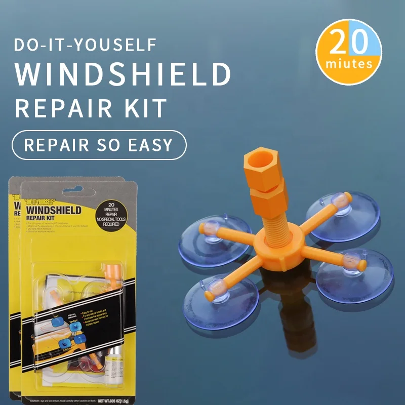 Windscreen Windshield Repair Tool Set DIY Car Wind Glass Kit For Chip Crack car-styling car accessories safety