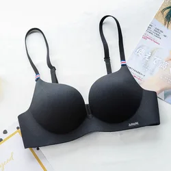 32 Size One Piece Small Thick A B Cup Push Up Girls Seamless Wireless Bralette Comfortable Brassiere Female Bra For