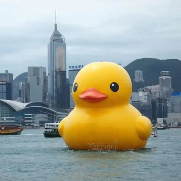 Zhenmei Inflatable yellow duck 3 meter giant inflatable duck giant inflatable rubber duck for sale