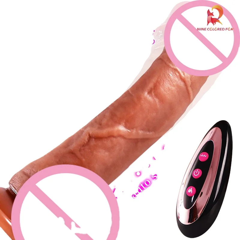 Simulation dildo masturbator liquid silicone automatic retractable long distance vibrators tools in pakistan sex toys