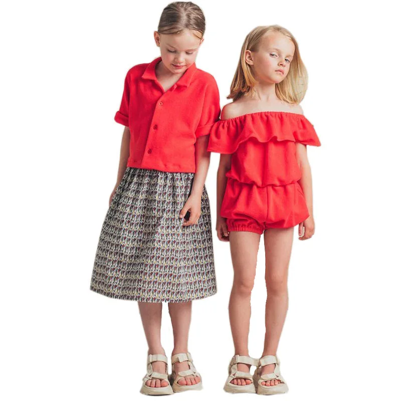 Wholesale Latest Little Girls 5 Years Old Birthday Dress Twins Girl Party Dress