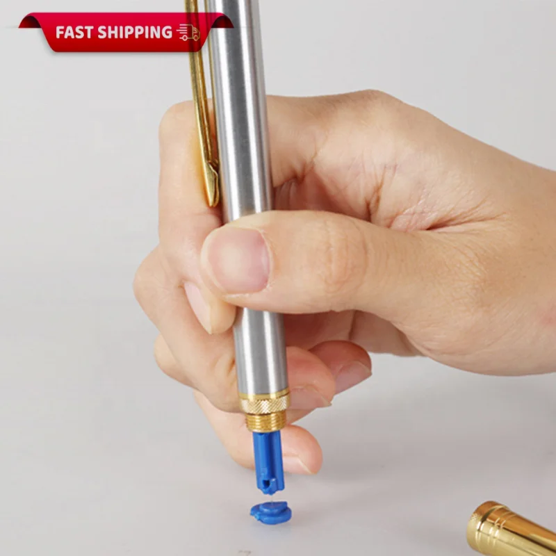 Factory direct sales Pure Copper material painless Cupping device pen lancing massage stick Twist Off Lancets for Blood test