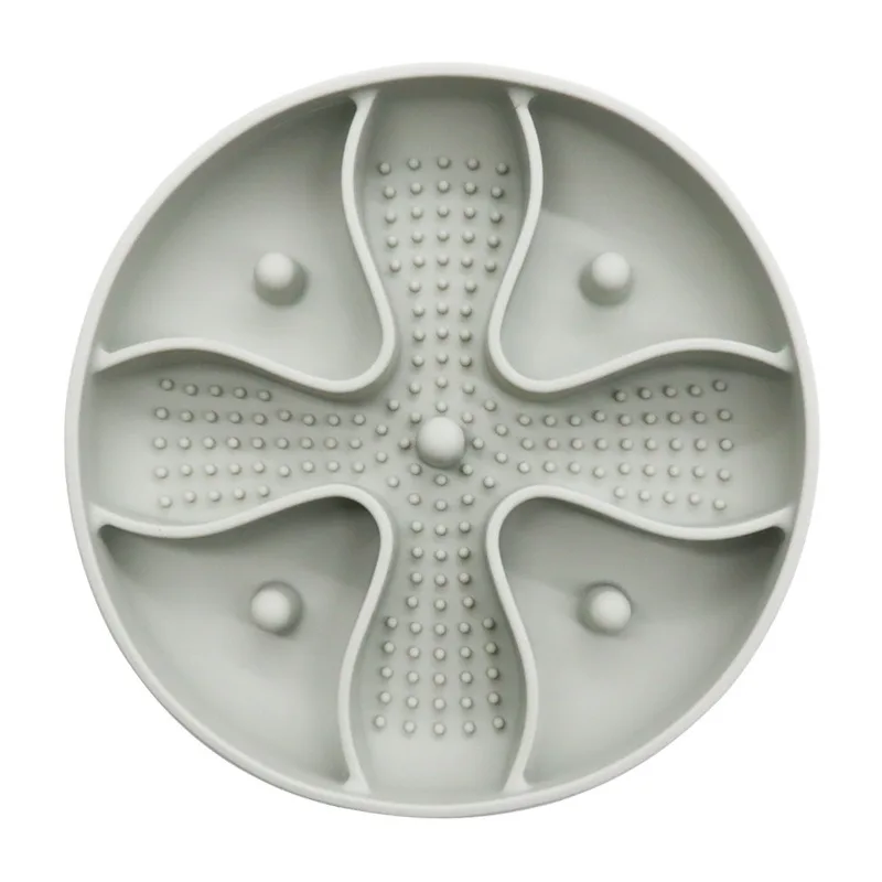 SinSky New Food Grade Slow Feeder Dog Bowl Anti Choking Tableware Silicone Dog Licking Mat for Dog